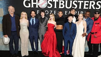 ‘Ghostbusters: Frozen Empire' Cast's Journey Down Memory Lane With OG Stars – World Premiere