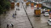 Heavy rain in Delhi leads to waterlogging and traffic jams