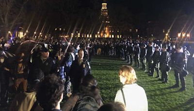 Mutiple people arrested during pro-Palenstine protest at Dartmouth College