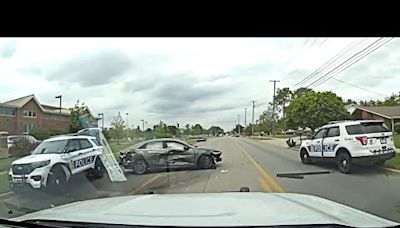 Dash cam: Ohio officers pursue 14 and 16-year-old suspects recklessly driving stolen car