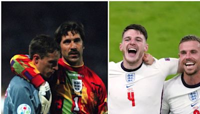 Penalty pain and Wembley joy – A look at England’s past semi-final showdowns