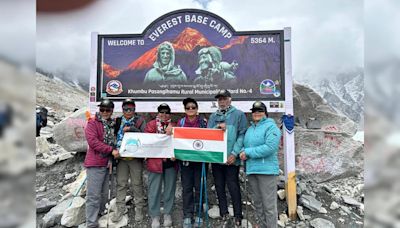 Bachendri Pal Celebrates 40 Years Of Mount Everest Climb At Base Camp