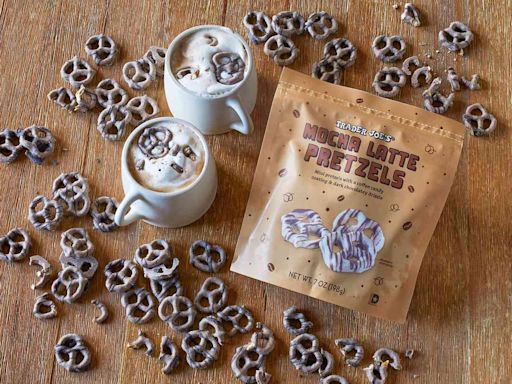 Trader Joe’s Is Now Selling Mini Mocha Latte Chocolate-Covered Pretzels