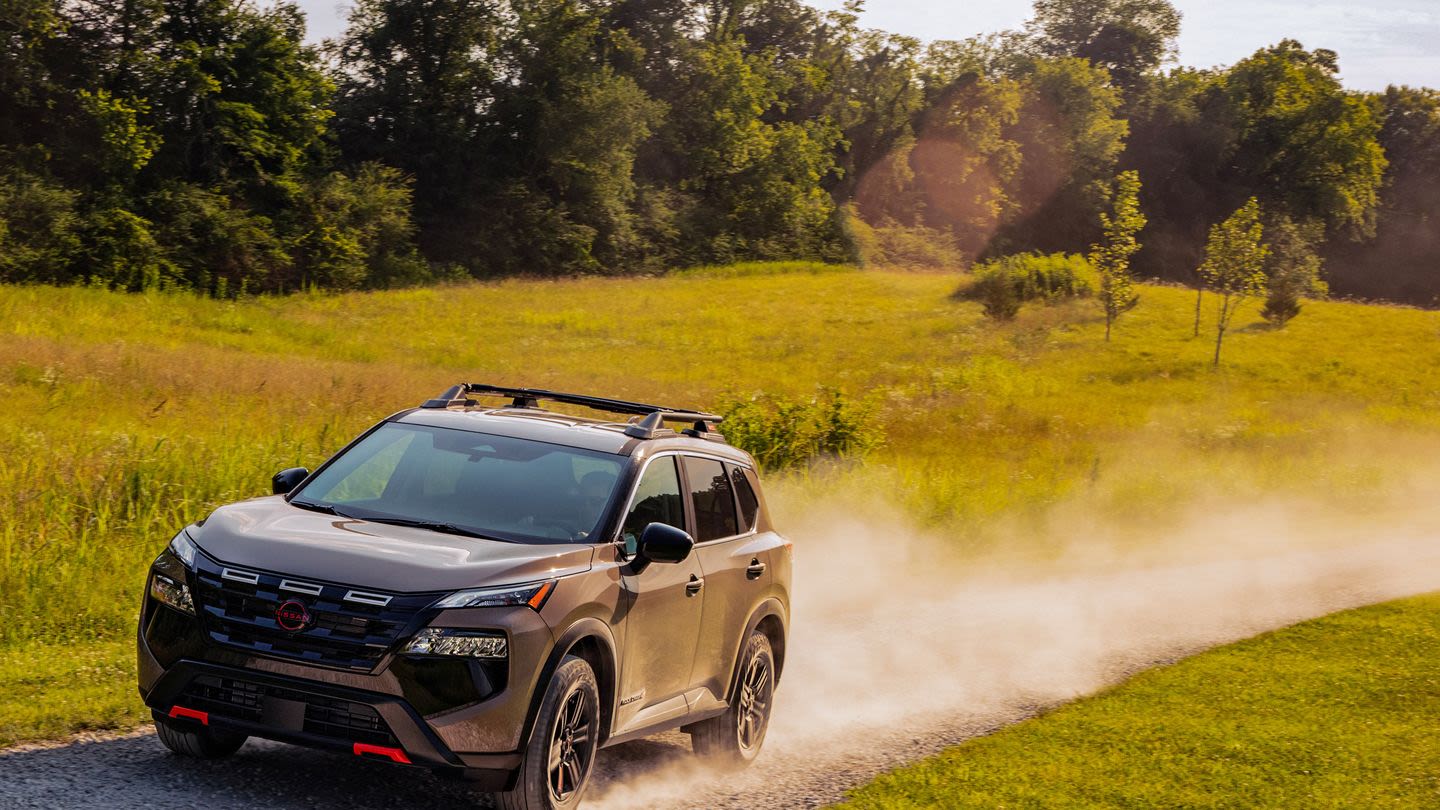 View Photos of the 2025 Nissan Rogue Rock Creek