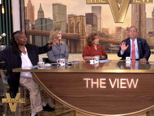 Joy Behar tells Chris Christie 'shut up,' 'The View' audience groans as he refuses to endorse Harris