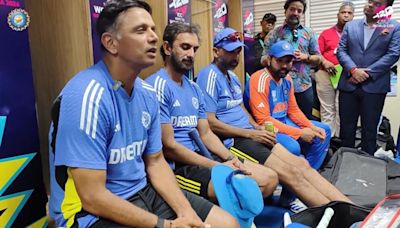 Rahul Dravid's farewell speech in Indian dressing on last day as head coach will give goosebumps