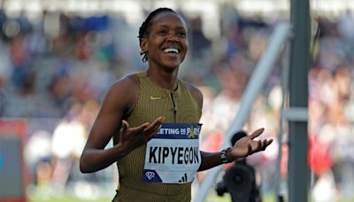 Athlétisme: la Kényane Faith Kipyegon améliore son record du monde du 1.500 m