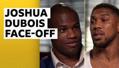 Anthony Joshua vs Daniel Dubois: AJ erupts at rival as security steps in