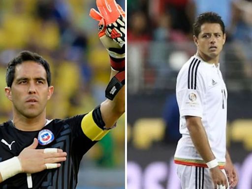 Así fue como Chicharito Hernández le rogó a Claudio Bravo para detener la goleada de Chile a México en la Copa América 2016