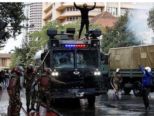 Thousands had taken to the streets of Nairobi and several other cities during two days of protests last week.