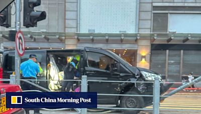 Van driver arrested after accident in Hong Kong leaves 8 people injured