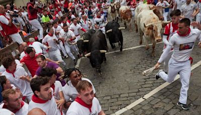 Quinto encierro de San Fermín 2024, en directo con toros de Domingo Hernández