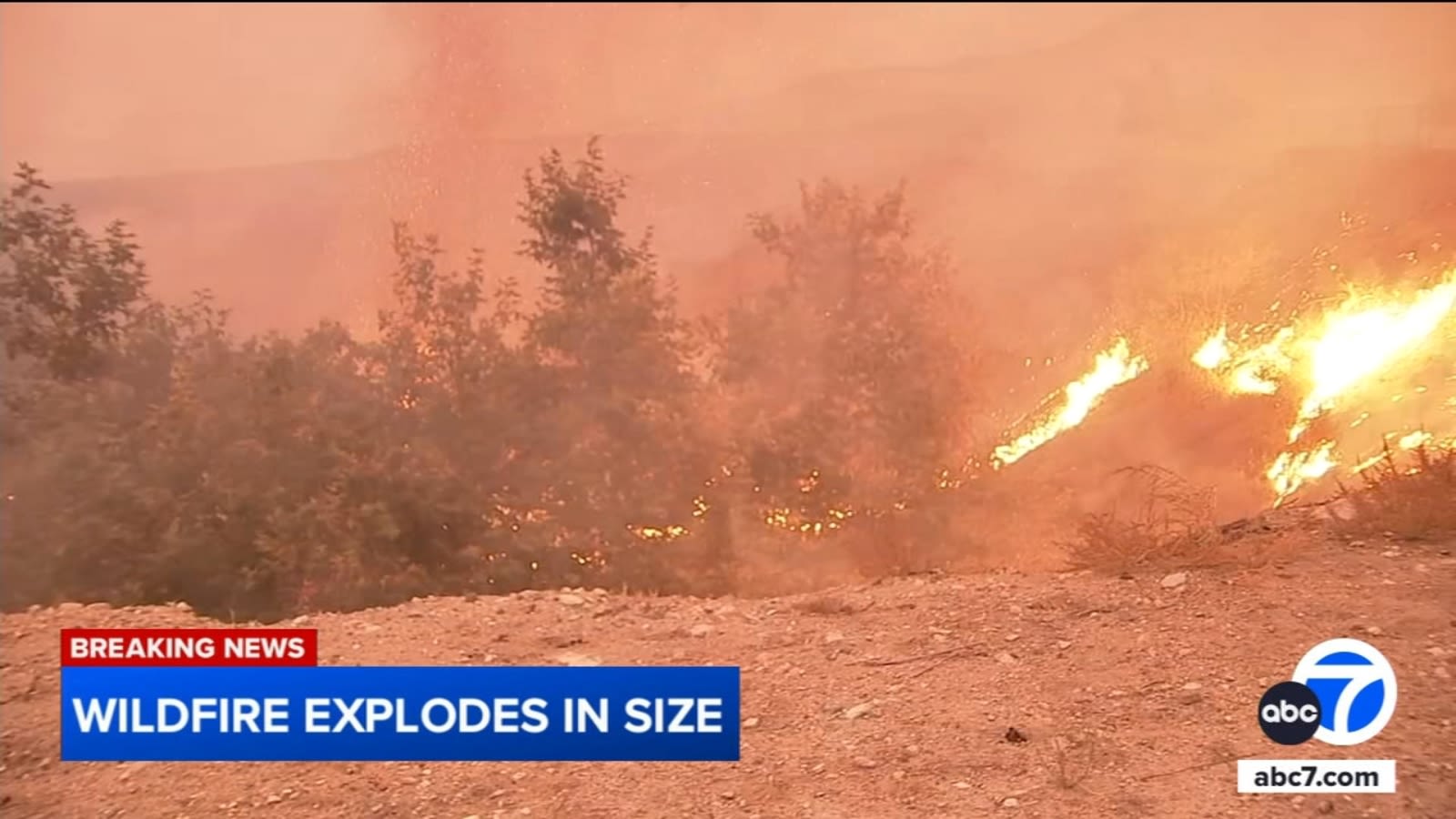 Line Fire in east Highland grows to more than 17,400 acres; evacuation orders in place