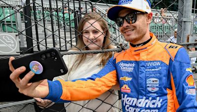 NASCAR’s Kyle Larson quick learner at Indy 500 ‘Fast Friday’ as Colton Herta tops charts