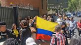 Al ritmo de “fuera Petro”, colombianos también marcharon en España en contra del Gobierno nacional