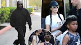 Kim Kardashian and Kanye West appear friendly at son Saint’s basketball game despite public feud about kids’ school