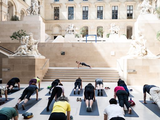 The Louvre Is Hosting Yoga Sessions Ahead of the Olympics