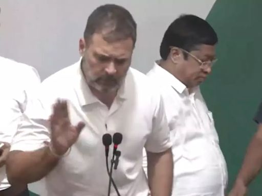 'Please Respect What I Am Saying...': Rahul Gandhi Walks Out Of Press Conference - VIDEO