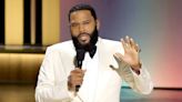 Emmys Host Anthony Anderson Skips Jabs, Vows to Set His Mom on Winners Who Talk Too Long in Monologue