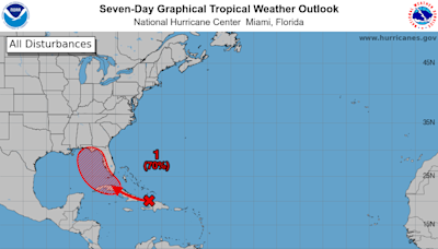 Storm tracker: Tropical depression likely to develop off Florida coast this weekend, NHC says