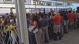 Pánico en Miami y una escena terrible para USA: gente al borde de la asfixia en las puertas de entrada