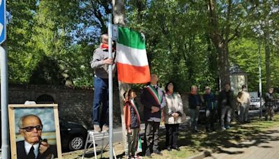 RIVAROLO CANAVESE - Un tratto dell'allea di corso Indipendenza è stata intitolata a Sandro Pertini - FOTO