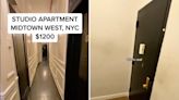 Guess how much a 54-square-foot unit with no kitchen or bathroom rented for in NYC