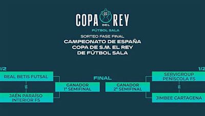 'Final Four' Copa del Rey: Real Betis-Jaén Paraíso Interior y Servigroup Peñíscola-Jimbee Cartagena, semifinales
