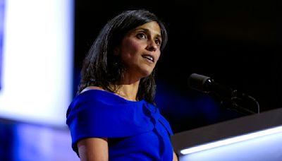 Usha Vance's RNC speech against backdrop of 'mass deportation' signs draws claims of hypocrisy