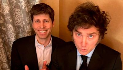 Javier Milei se reunió con Sam Altman, CEO de OpenAI y creador de ChatGPT