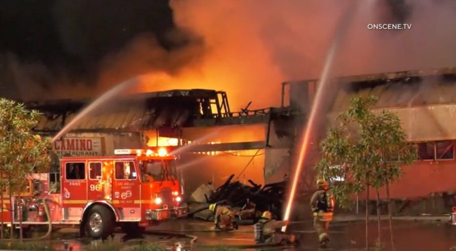 Fire that burned small, family-owned Southern California restaurants likely arson