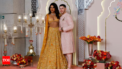 Priyanka Chopra adds fresh sunshine glow to Anant-Radhika’s grand wedding with husband Nick Jonas | See pics | - Times of India