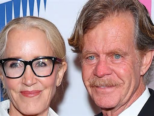 William H. Macy says he's 'really glad' wife Felicity Huffman is 'working' as she returns to TV in first major series following college admissions scandal
