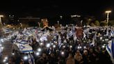 Tens of thousands protest new far-right Israeli government in Tel Aviv