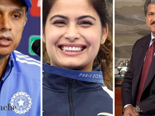 Rahul Dravid and Anand Mahindra's reaction to Manu Bhaker’s inspiring comeback at Paris Olympics is pure gold - The Economic Times