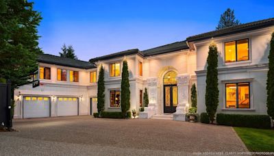 Russell Wilson and Ciara's Bellevue mansion fetches $21.5 million - Puget Sound Business Journal