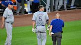 Seager likely to receive MRI after scary HBP to wrist