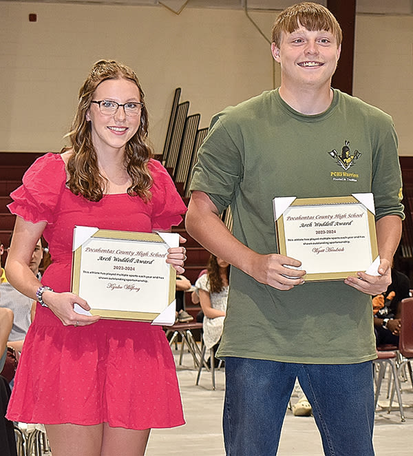 Warrior athletes recognized with awards