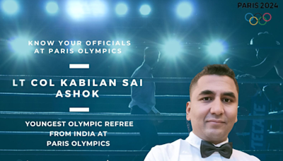 Lieutenant Colonel Kabilan Sai Ashok: India’s youngest Olympic boxing referee at Paris 2024