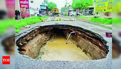 No permissions for digging up roads in city till Sept 15 | Jaipur News - Times of India