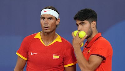 Rafael Nadal and Carlos Alacaraz launch Olympics doubles bid in style