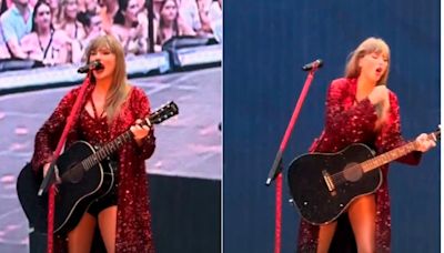 Taylor Swift engole mosquito em apresentação da Eras Tour em Londres; veja o vídeo