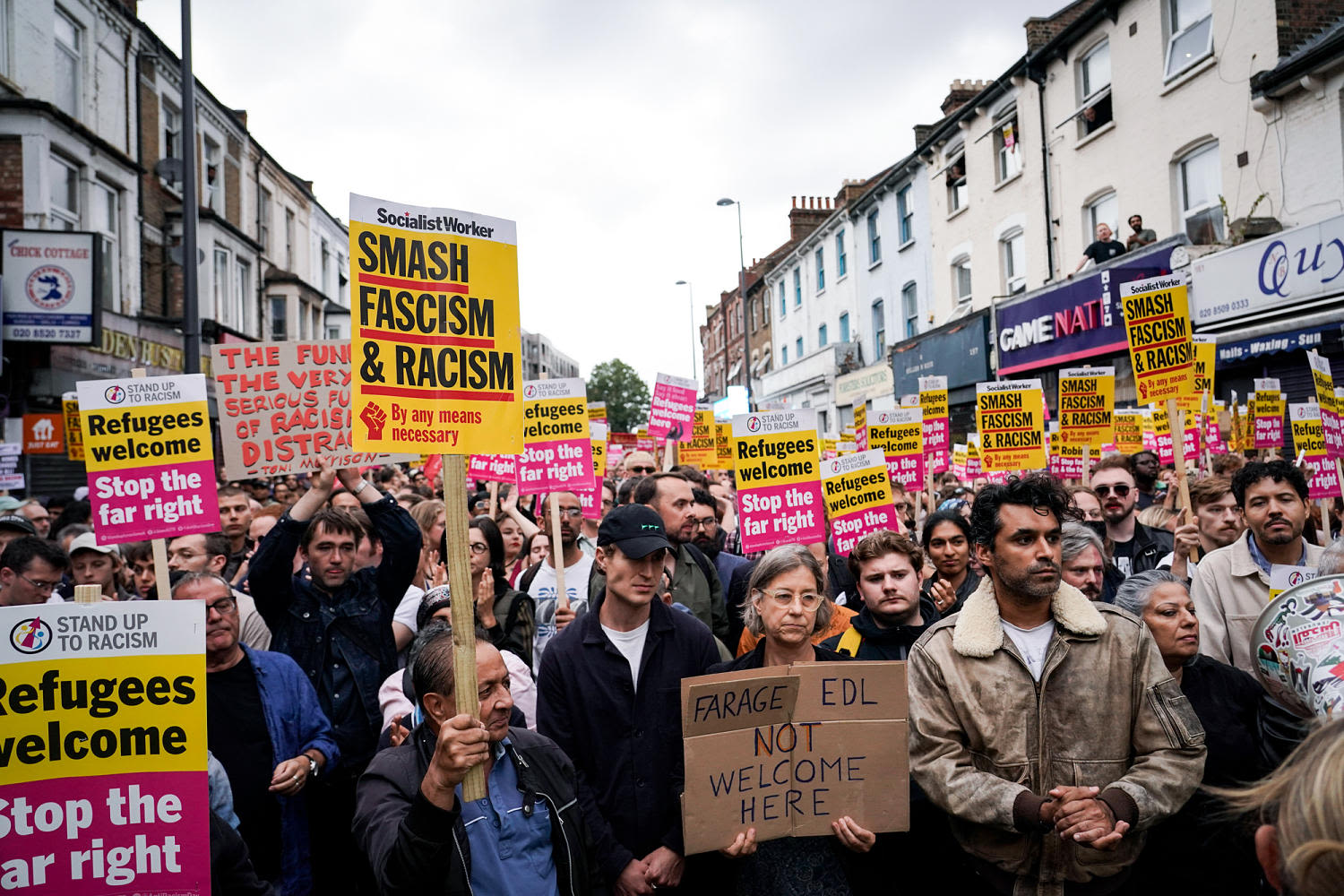 London was on high alert, but few far-right demonstrators came to the capital