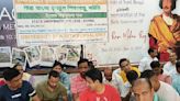 Over 450 contractual and casual employees launch sit-in for pay hike at North Bengal University