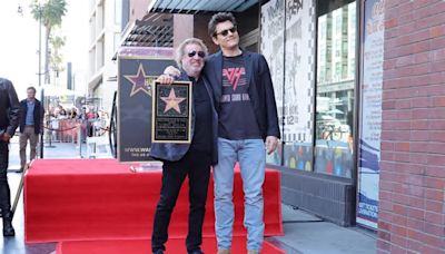 John Mayer Quips Sammy Hagar 'Always Has More Fun' During Walk of Fame Honor