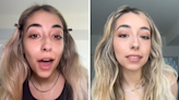 Woman tries viral makeup tip—doesn't go to plan