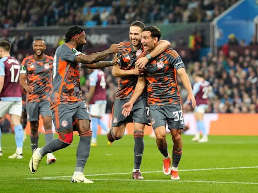 Aston Villa vs Olympiacos LIVE: Europa Conference League result and reaction after El Kaabi hat-trick in semi-final first leg