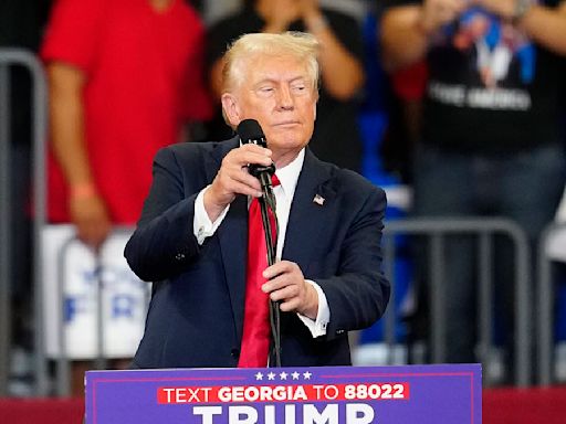 Trump hurls another personal insult at Kamala during Atlanta rally