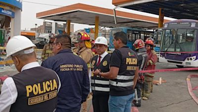 Fiscalía abre investigación preliminar por explosión en grifo de Villa María del Triunfo