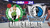 Celtics vs. Mavericks Game 3 Results According To NBA 2K24